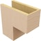 Ekena Millwork 6"W x 12"D x 12"H Classic Chapel Hill Rough Cedar Woodgrain TimberThane Corbel, Primed Tan CORUR06X12X12CHPRCPR - alternate 4